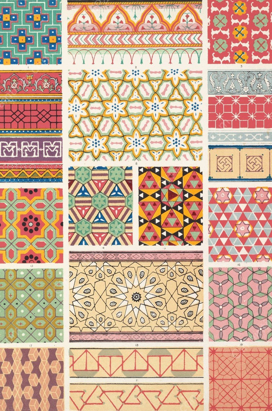 Persian No.2  by Owen Jones - Hand-Painted Oil Painting Reproduction