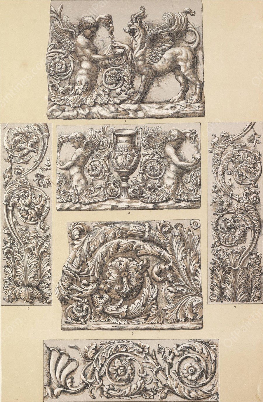 Roman No.1  by Owen Jones - Hand-Painted Oil Painting Reproduction