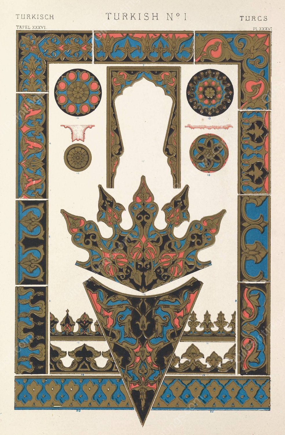 Turkish No.1  by Owen Jones - Hand-Painted Oil Painting Reproduction