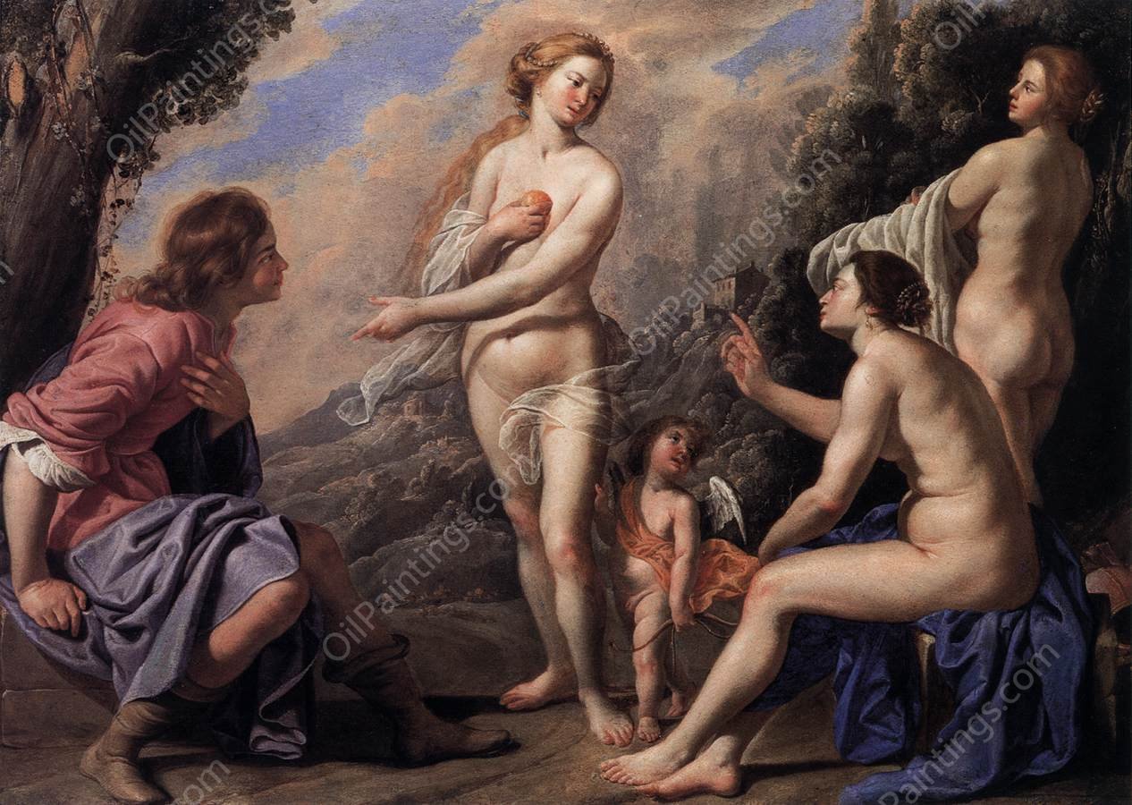 The Judgment of Paris by Pacecco - Hand-Painted Oil Painting Reproduction