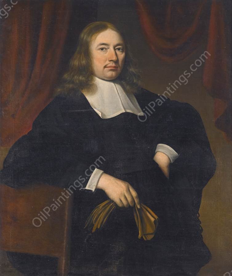Portrait of a Gentlemen by Palamedes Palamedesz - Hand-Painted Oil Painting Reproduction