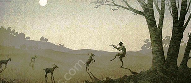 Antique Vision by Paul Berthon - Hand-Painted Oil Painting Reproduction