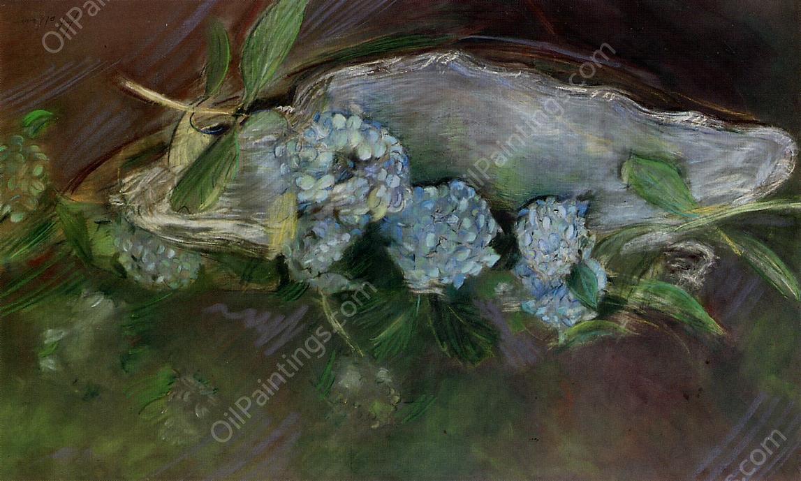 Hydrangeas by Paul Cesar Helleu - Hand-Painted Oil Painting Reproduction