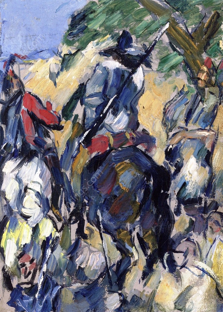 Don Quijote, Seen from the Rear by Paul Cezanne - Hand-Painted Oil Painting Reproduction