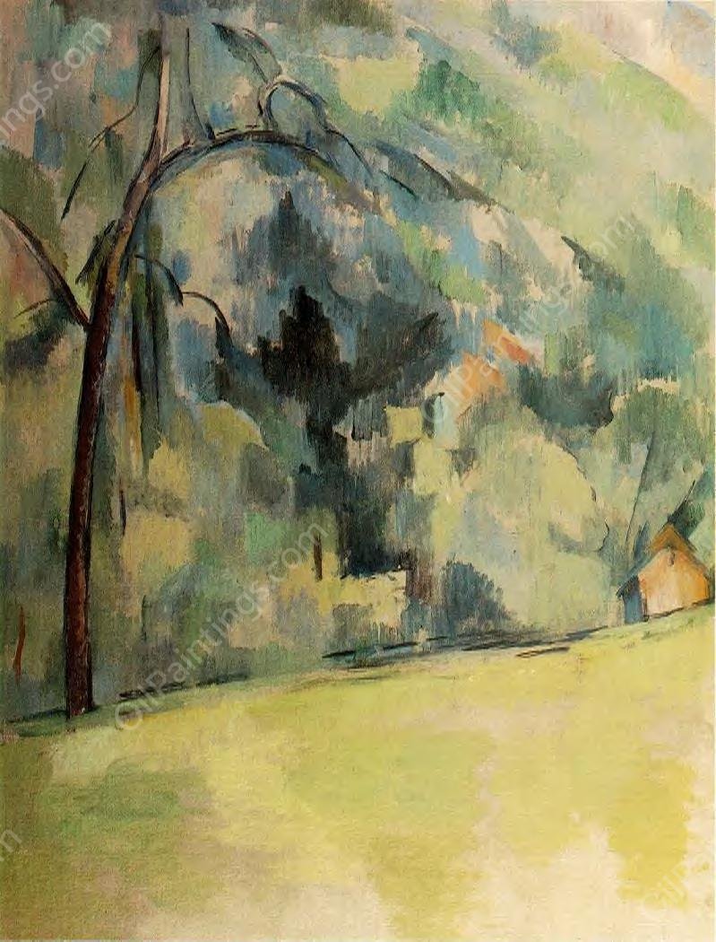Morning in Provence by Paul Cezanne - Hand-Painted Oil Painting Reproduction