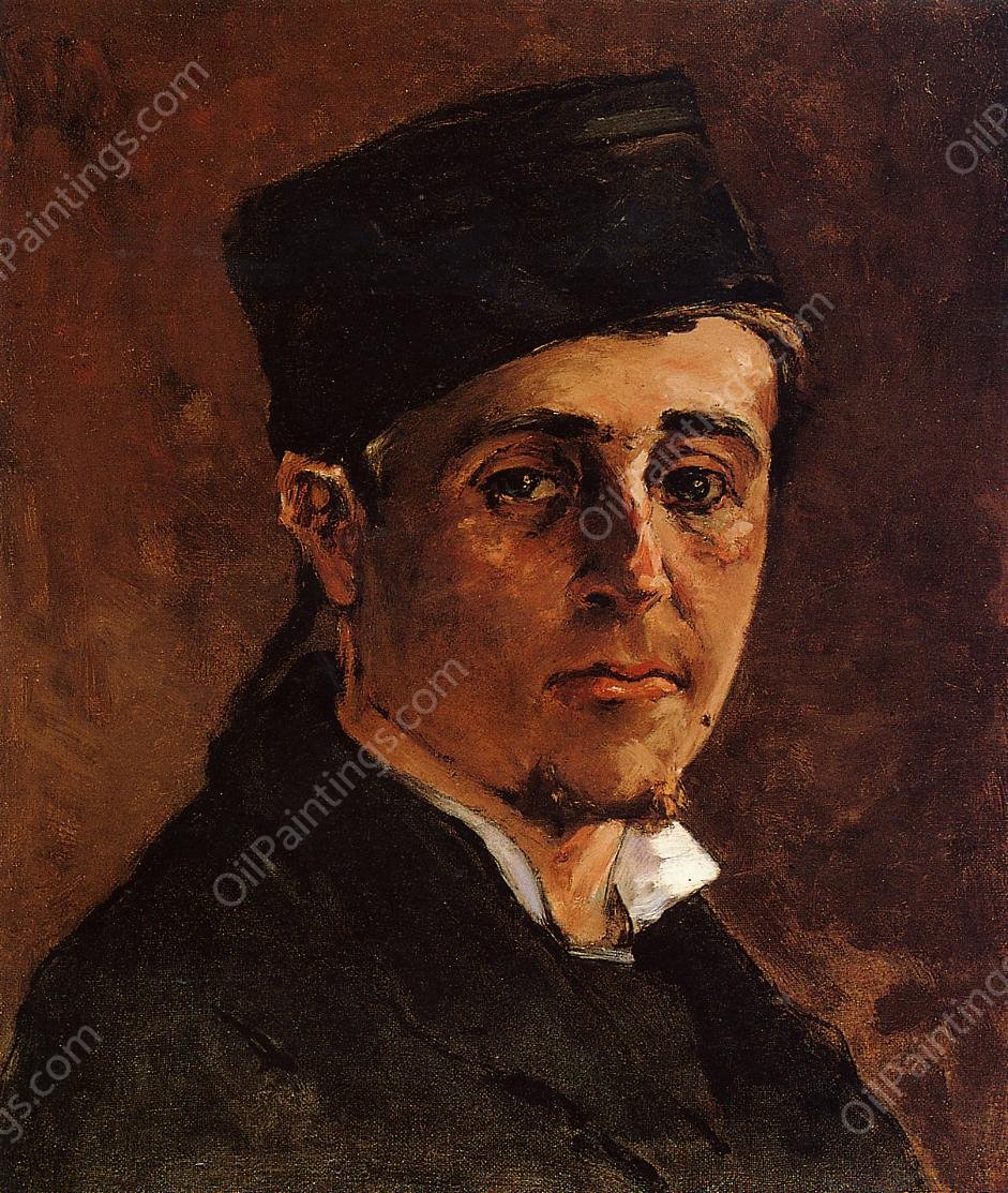 Man with a Toque by Paul Gauguin - Hand-Painted Oil Painting Reproduction
