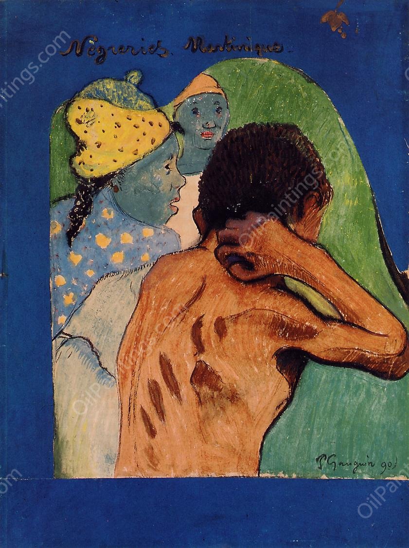 Negreries Martinique by Paul Gauguin - Hand-Painted Oil Painting Reproduction