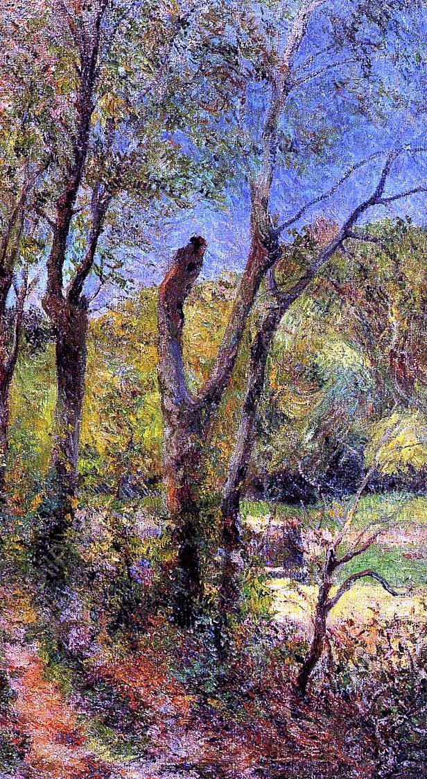 Willows by Paul Gauguin - Hand-Painted Oil Painting Reproduction