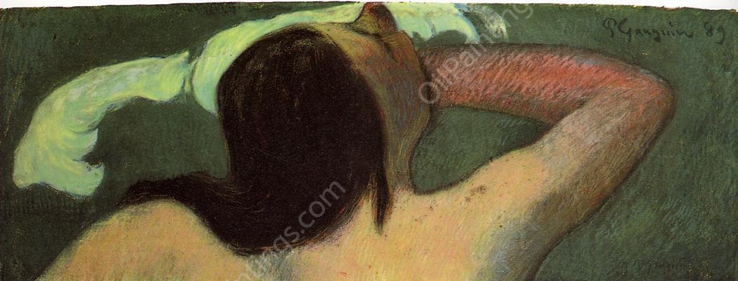 Woman in the Waves also known as Ondine II by Paul Gauguin - Hand-Painted Oil Painting Reproduction