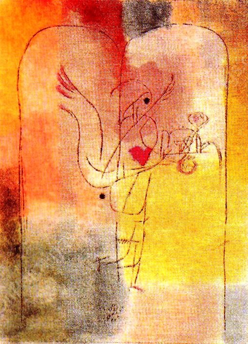 A Genius Serves a Small Breakfast by Paul Klee - Hand-Painted Oil Painting Reproduction