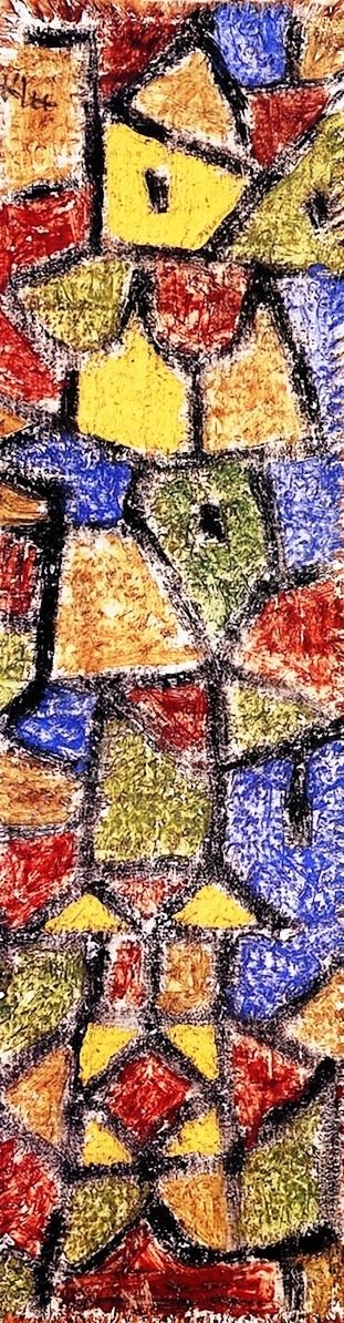 A Kind of Skycraper by Paul Klee - Hand-Painted Oil Painting Reproduction