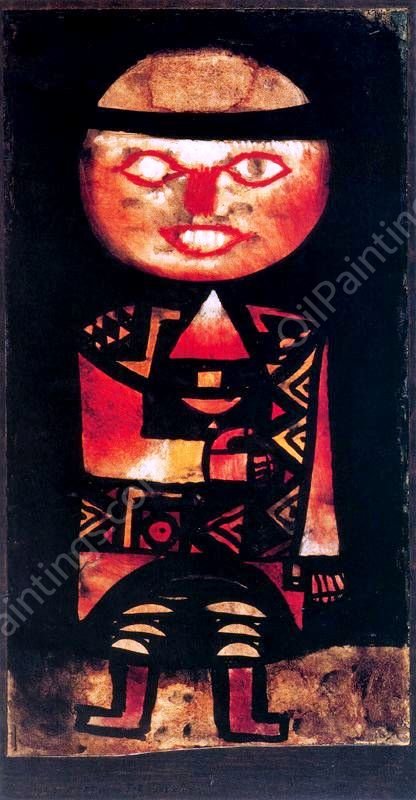 Actor by Paul Klee - Hand-Painted Oil Painting Reproduction