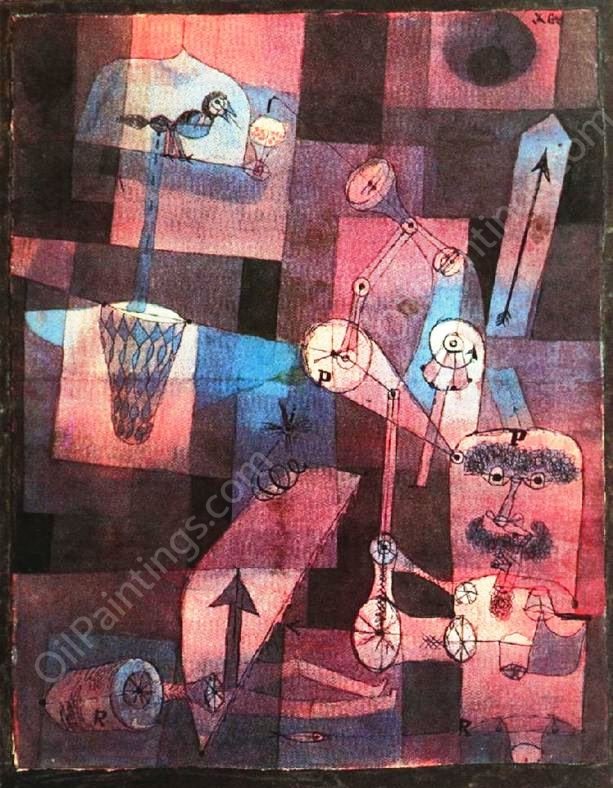 Analysis of Various Perversities by Paul Klee - Hand-Painted Oil Painting Reproduction