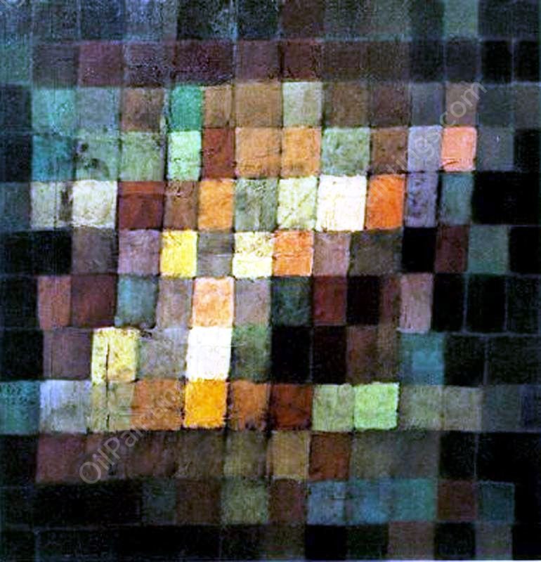 Ancient Sound by Paul Klee - Hand-Painted Oil Painting Reproduction
