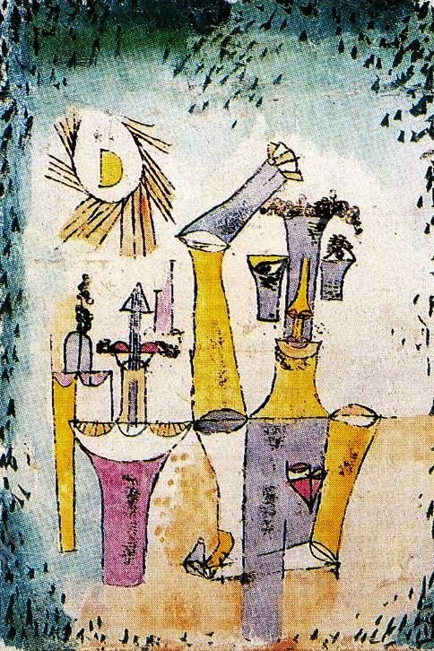 Black Magician by Paul Klee - Hand-Painted Oil Painting Reproduction