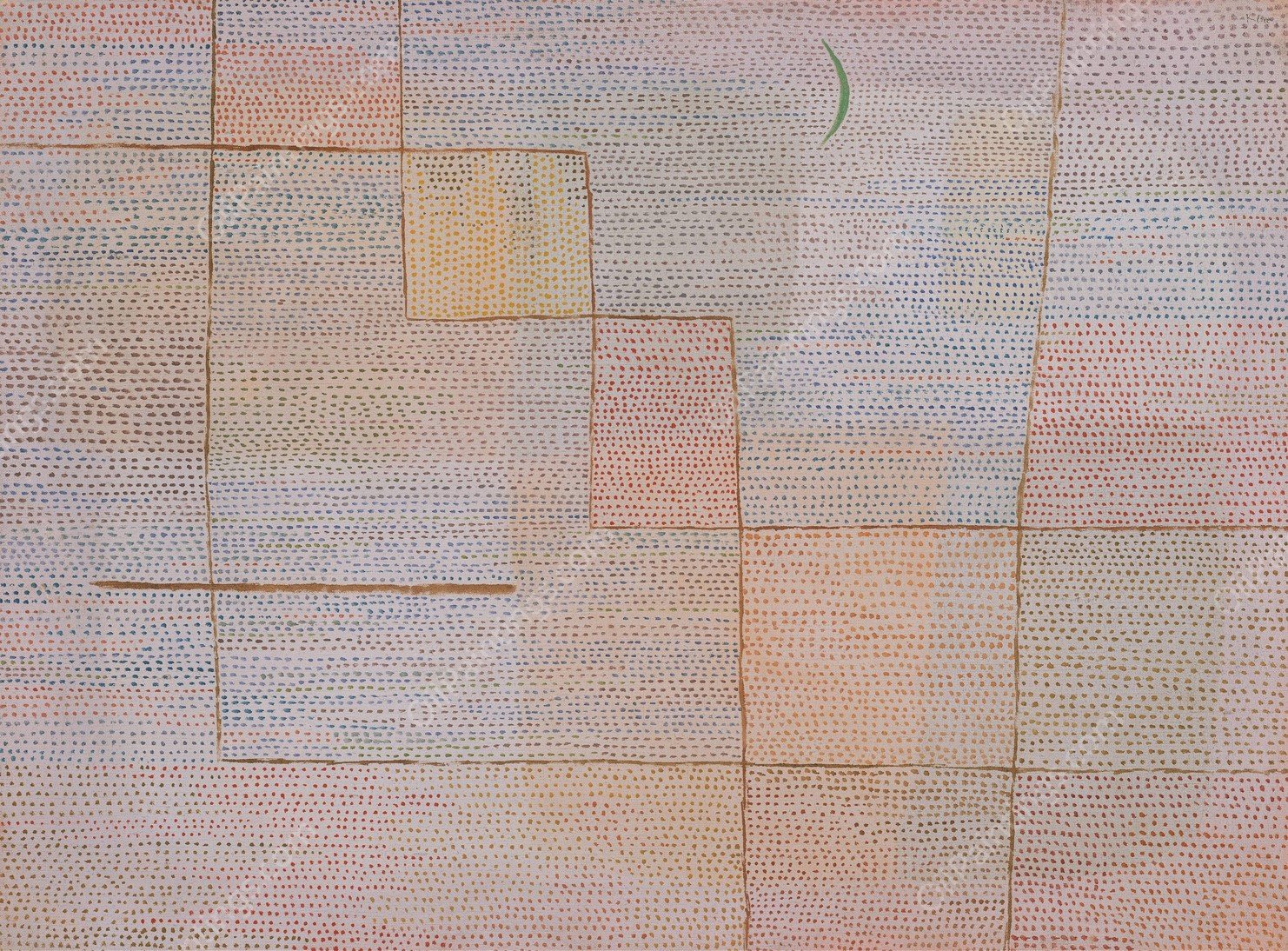Clarification  by Paul Klee - Hand-Painted Oil Painting Reproduction