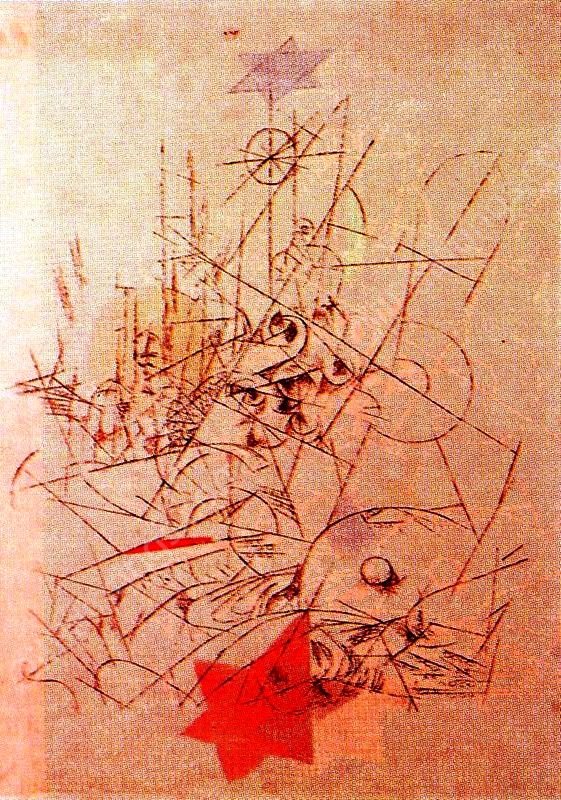 Destruction and Hope by Paul Klee - Hand-Painted Oil Painting Reproduction