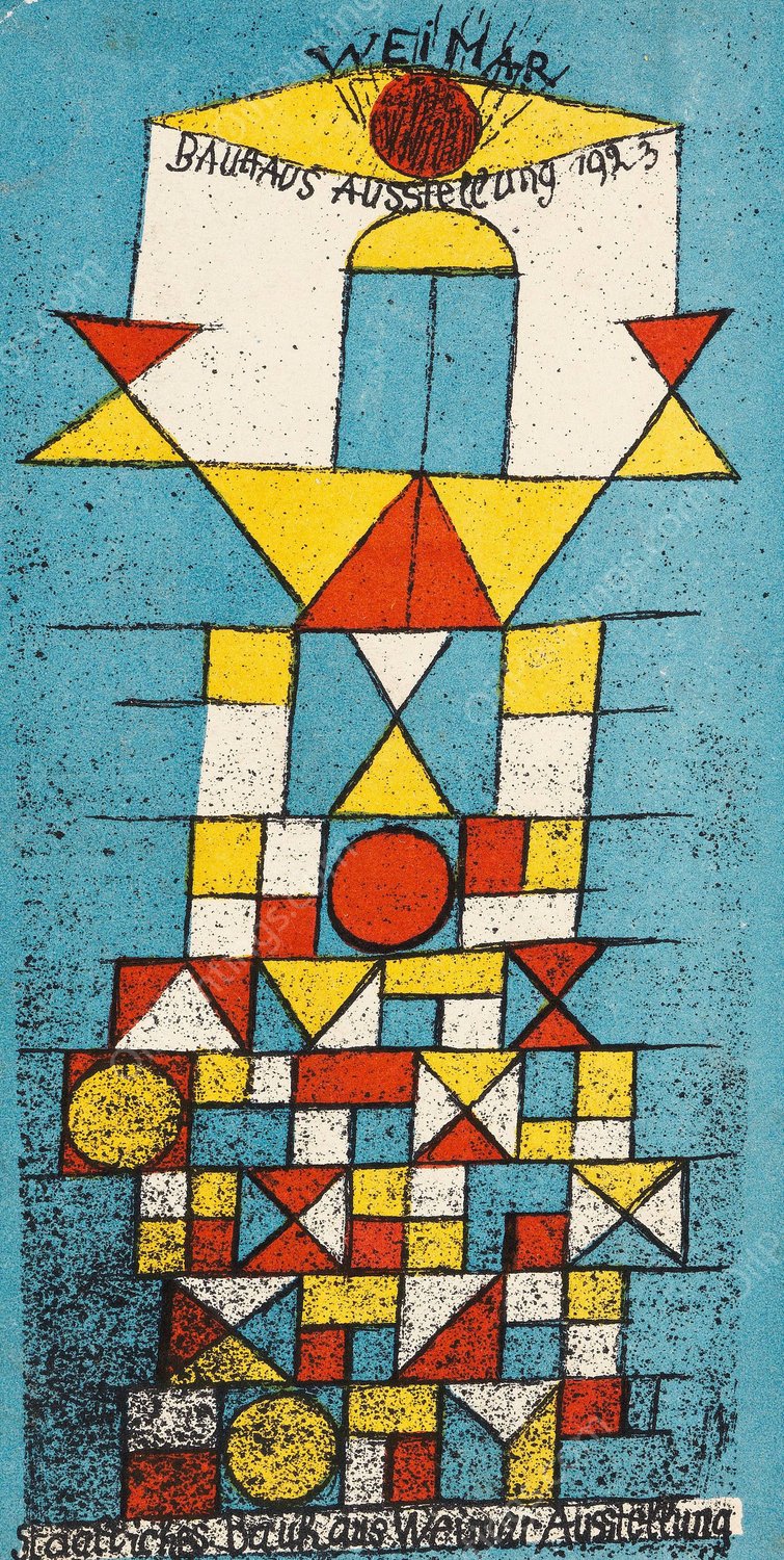 Die erhabene Seite  by Paul Klee - Hand-Painted Oil Painting Reproduction