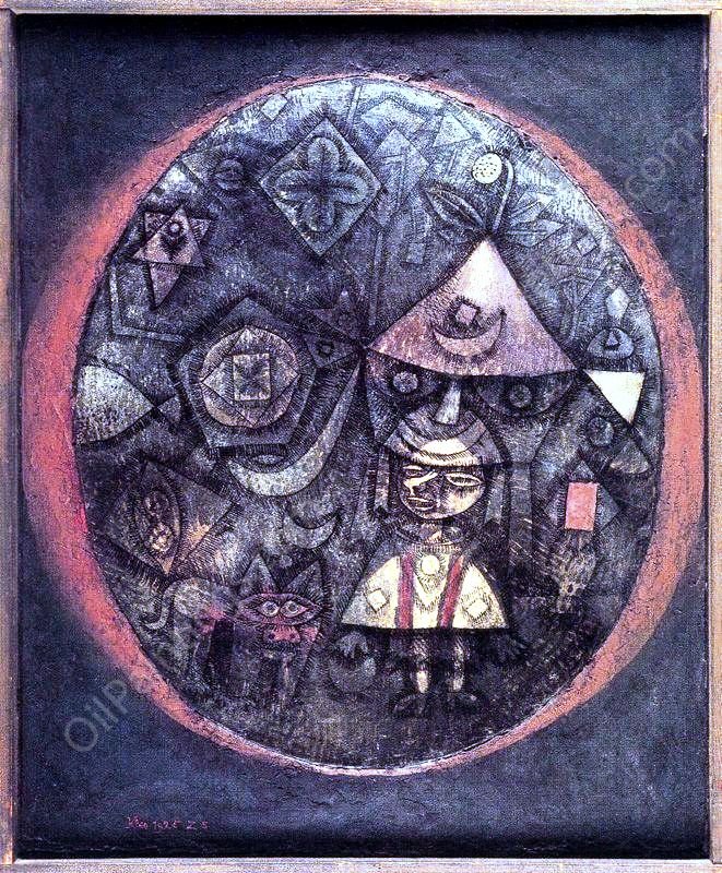 Dwarf Fairy Tale by Paul Klee - Hand-Painted Oil Painting Reproduction