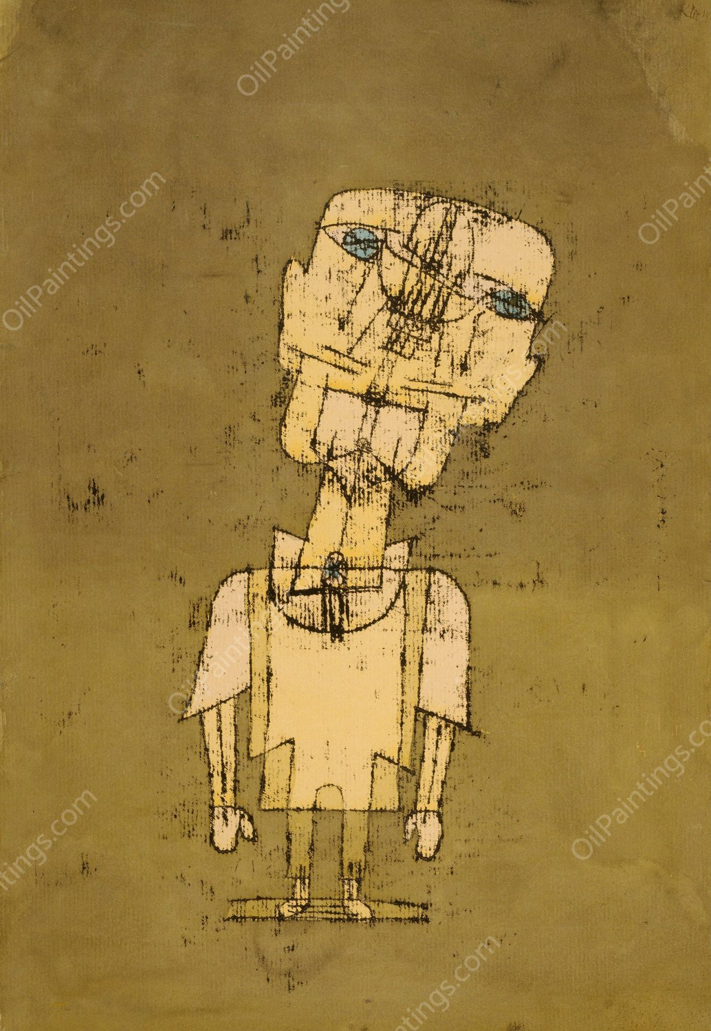 Gespenst eines Genies  by Paul Klee - Hand-Painted Oil Painting Reproduction