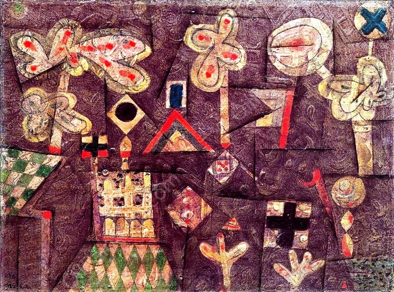 Gingerbread Picture by Paul Klee - Hand-Painted Oil Painting Reproduction