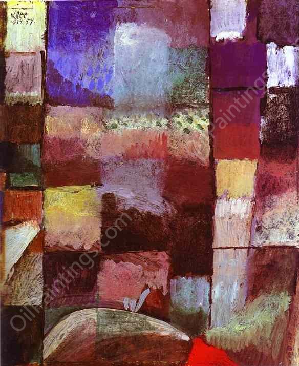 Hamamet by Paul Klee - Hand-Painted Oil Painting Reproduction