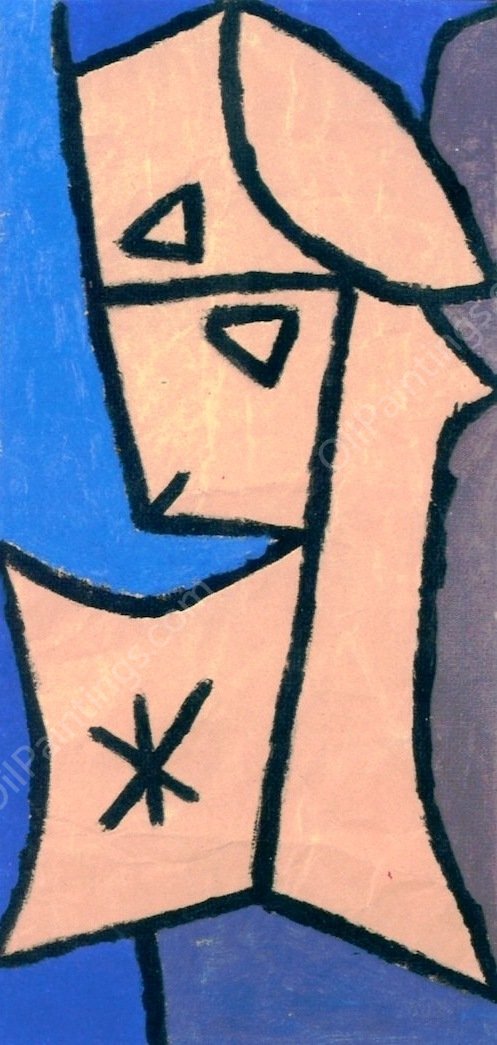 Hoher Wachter by Paul Klee - Hand-Painted Oil Painting Reproduction