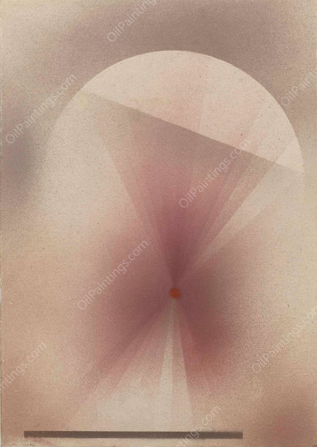 Horizon, Zenith and Atmosphere  by Paul Klee - Hand-Painted Oil Painting Reproduction