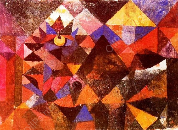 Kakendemoniaco by Paul Klee - Hand-Painted Oil Painting Reproduction