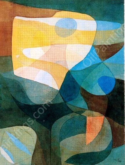 Light-Broadening I by Paul Klee - Hand-Painted Oil Painting Reproduction