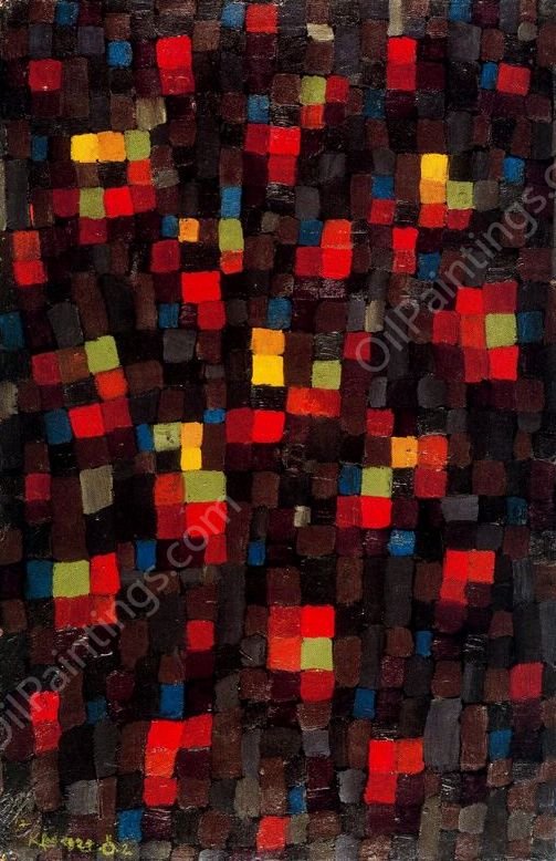 Like a Wiindow Pane by Paul Klee - Hand-Painted Oil Painting Reproduction