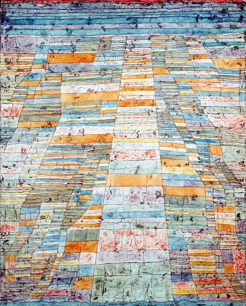 Main Path and Byways by Paul Klee - Hand-Painted Oil Painting Reproduction