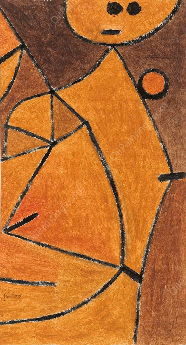 Mannequin  by Paul Klee - Hand-Painted Oil Painting Reproduction