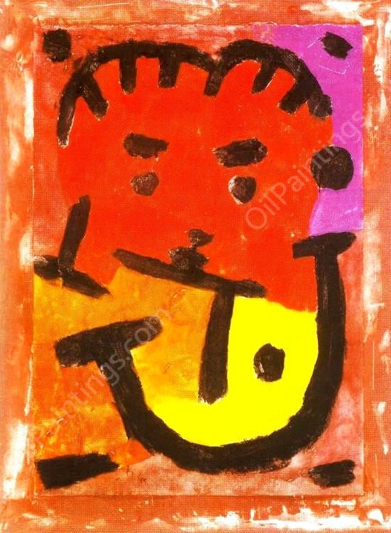 Musician by Paul Klee - Hand-Painted Oil Painting Reproduction