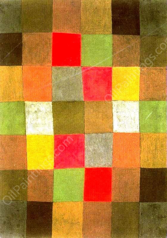 New Harmony by Paul Klee - Hand-Painted Oil Painting Reproduction