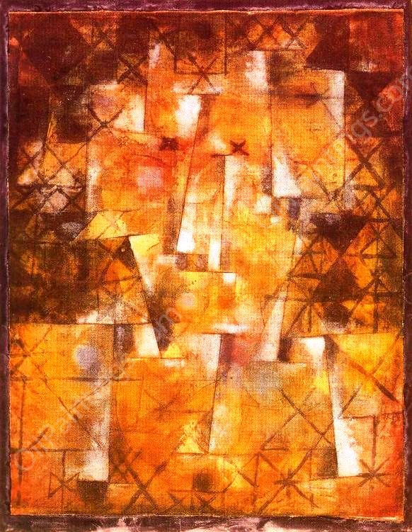 Norse God of the Forest by Paul Klee - Hand-Painted Oil Painting Reproduction
