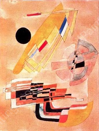 Phyiognomic Genesis by Paul Klee - Hand-Painted Oil Painting Reproduction