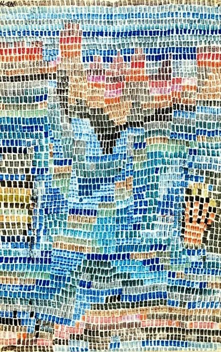 Picture of the Town 'Graben' by Paul Klee - Hand-Painted Oil Painting Reproduction