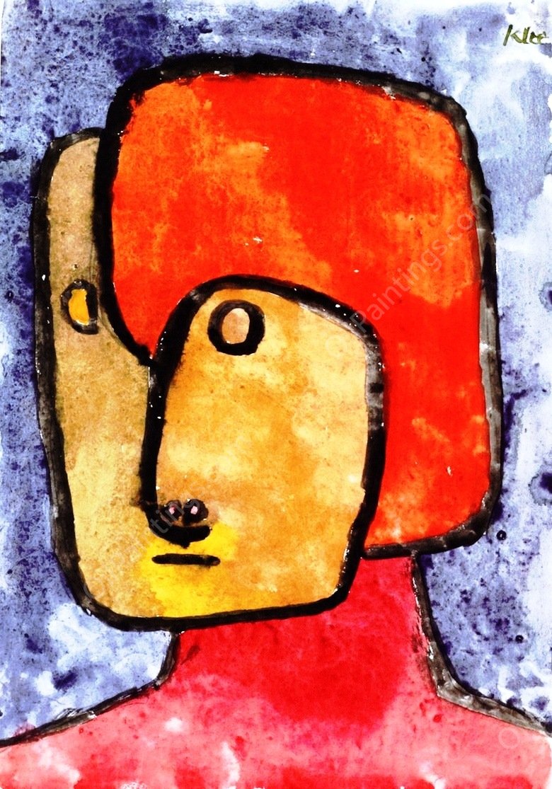 Pretender by Paul Klee - Hand-Painted Oil Painting Reproduction