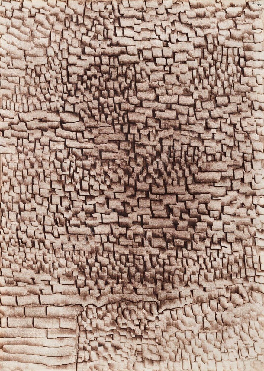 Steinwuste  by Paul Klee - Hand-Painted Oil Painting Reproduction