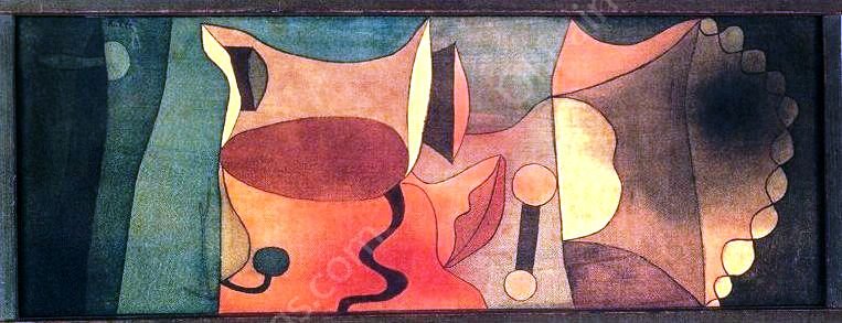 Still Life in Width by Paul Klee - Hand-Painted Oil Painting Reproduction