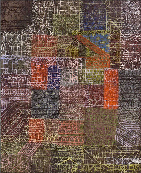 Structural II by Paul Klee - Hand-Painted Oil Painting Reproduction