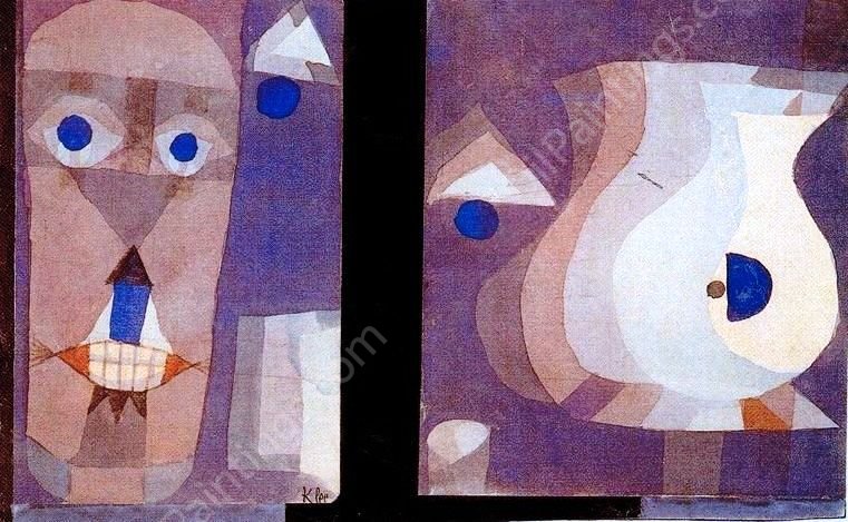 The Vessels by Paul Klee - Hand-Painted Oil Painting Reproduction
