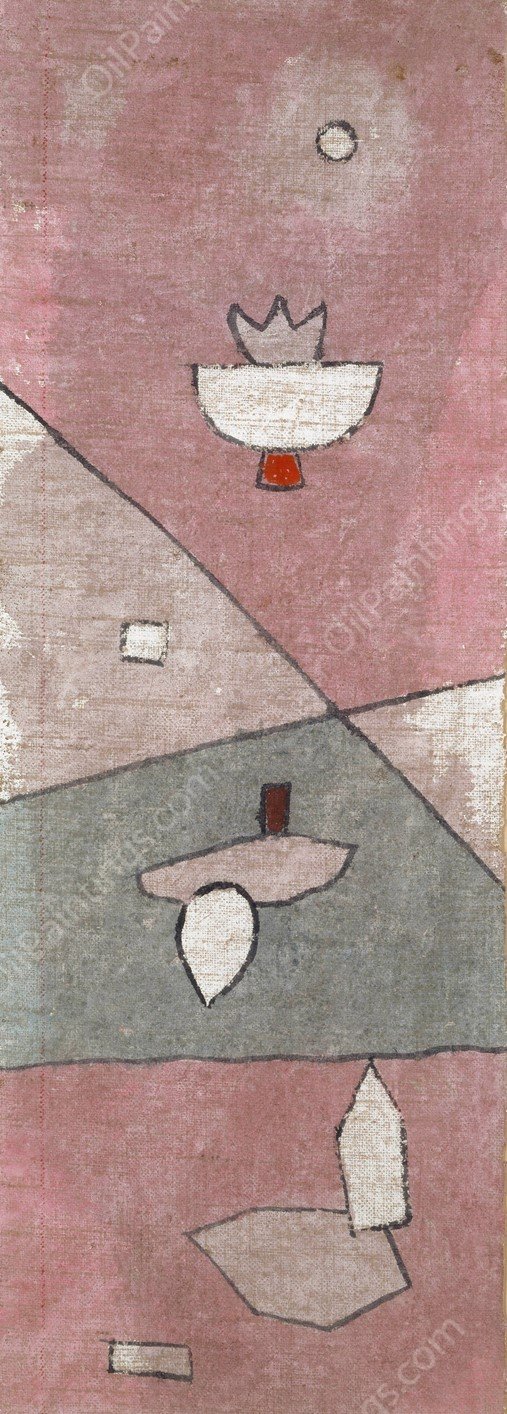 Vegetable-Analytic  by Paul Klee - Hand-Painted Oil Painting Reproduction