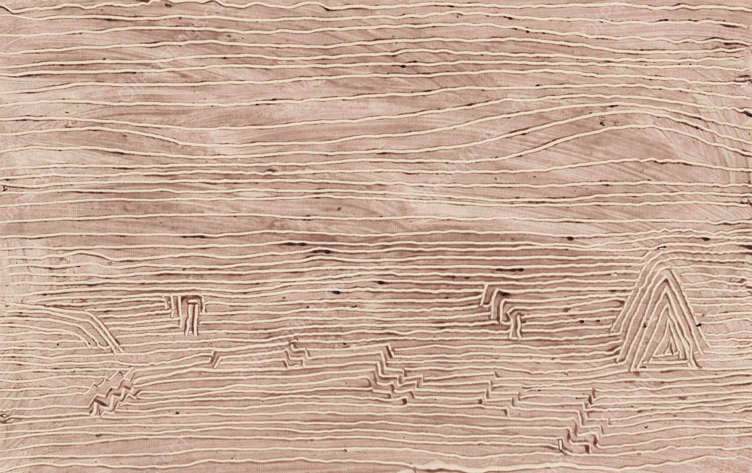 Versandete Siedelung  by Paul Klee - Hand-Painted Oil Painting Reproduction