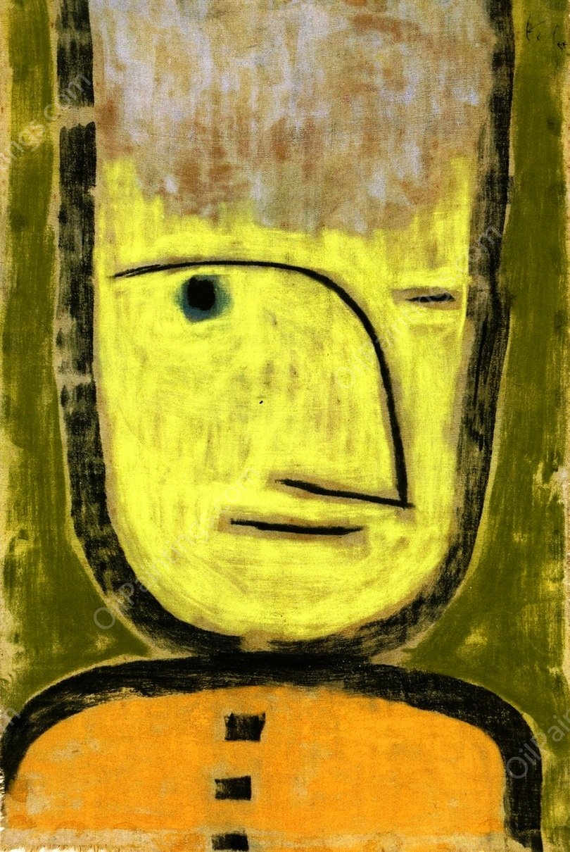 Yellow Green by Paul Klee - Hand-Painted Oil Painting Reproduction