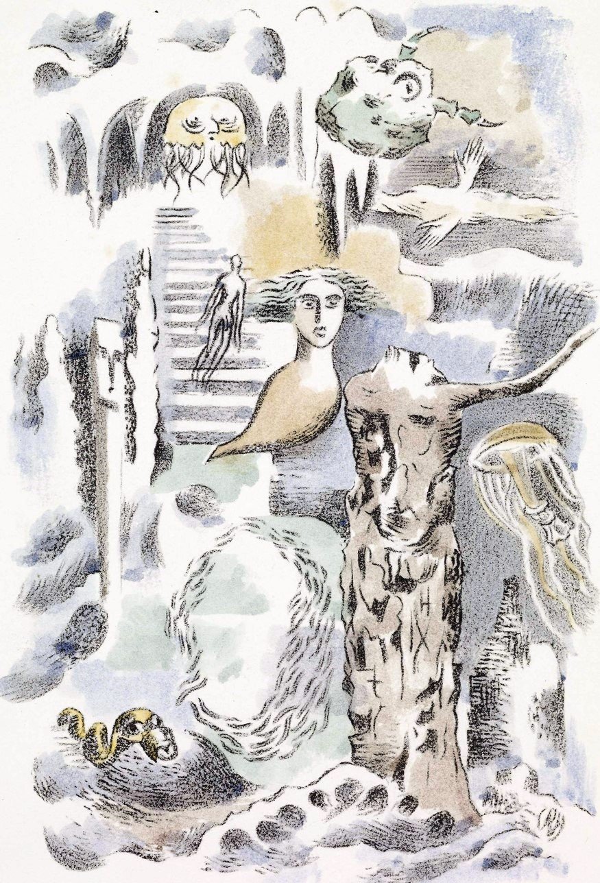 Ghosts  by Paul Nash - Hand-Painted Oil Painting Reproduction