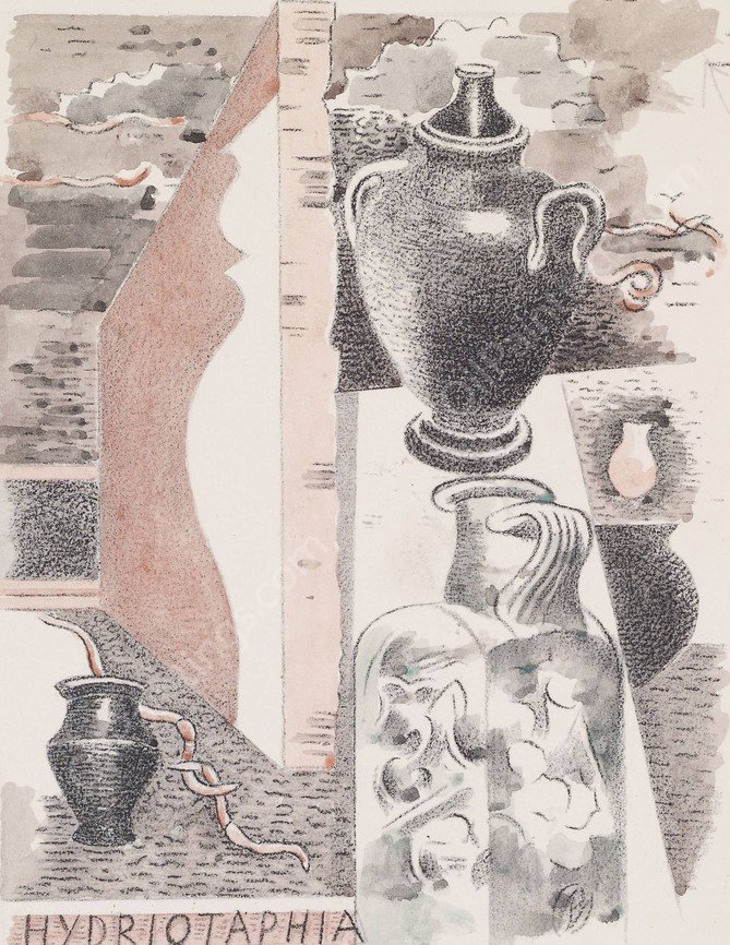 Water Hath Proved the Smartest Grave  by Paul Nash - Hand-Painted Oil Painting Reproduction