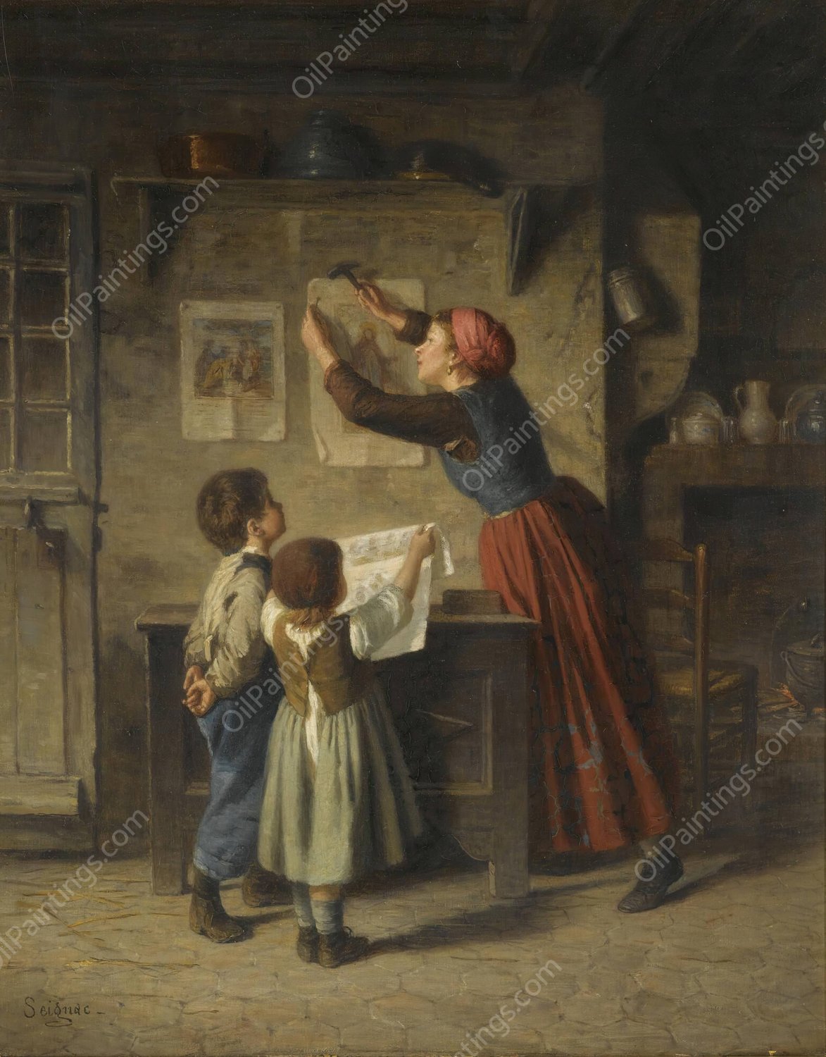 Le nouveau decor by Paul Seignac - Hand-Painted Oil Painting Reproduction