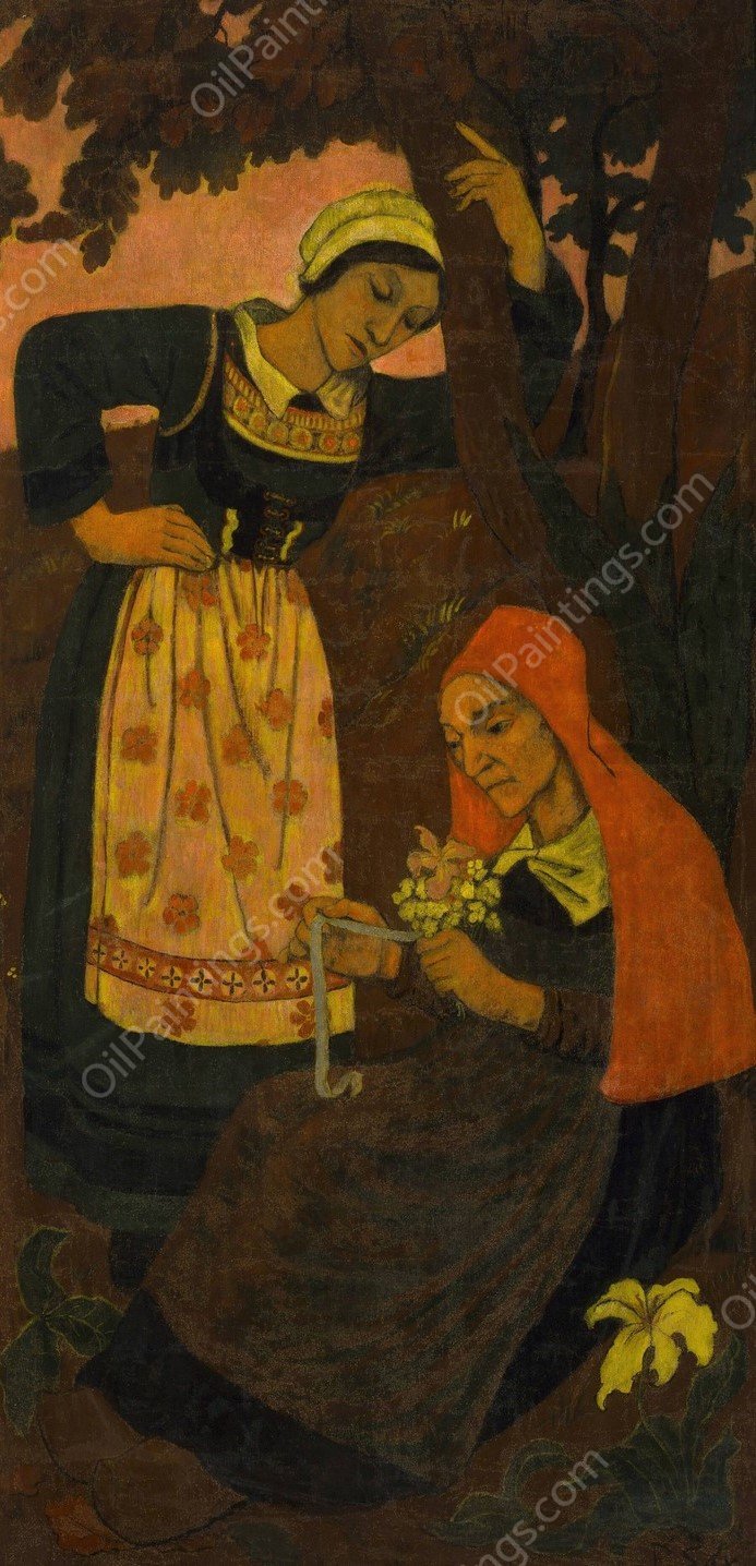 Naik - fiancee  by Paul Serusier - Hand-Painted Oil Painting Reproduction